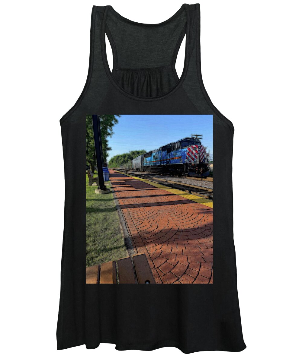 Local Train Fox Lake - Women's Tank Top