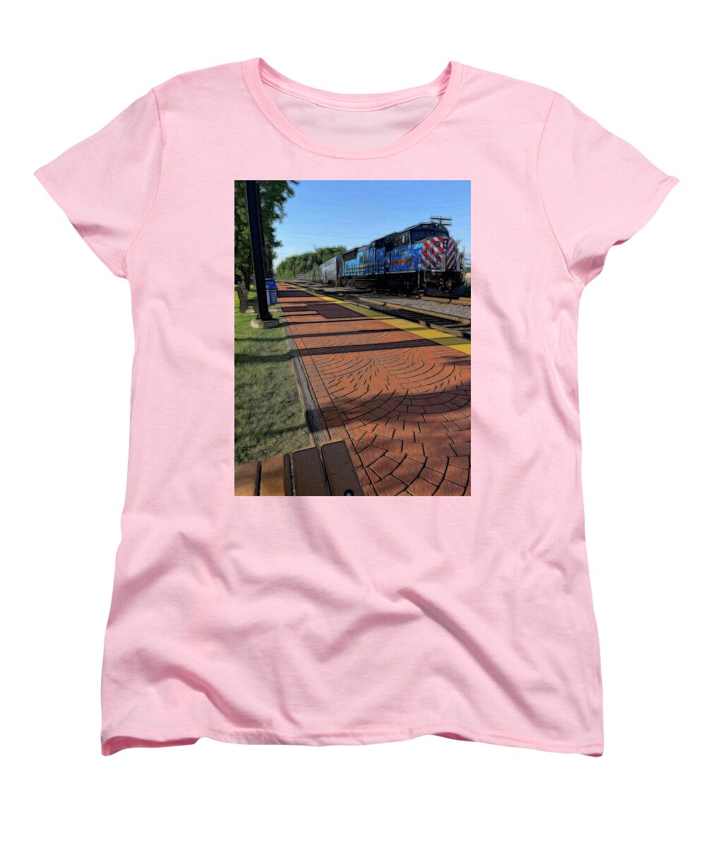 Local Train Fox Lake - Women's T-Shirt (Standard Fit)