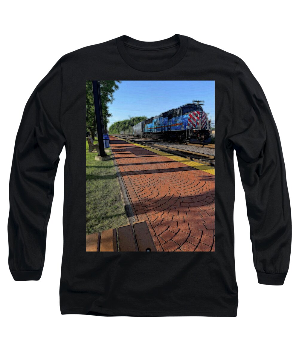 Local Train Fox Lake - Long Sleeve T-Shirt