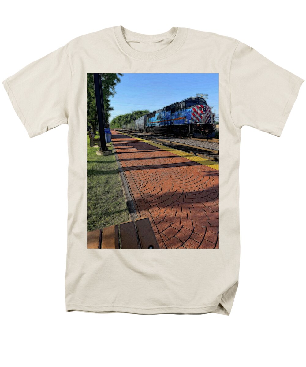 Local Train Fox Lake - Men's T-Shirt  (Regular Fit)