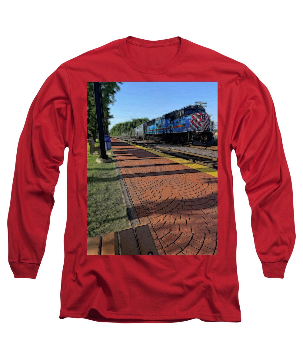 Local Train Fox Lake - Long Sleeve T-Shirt