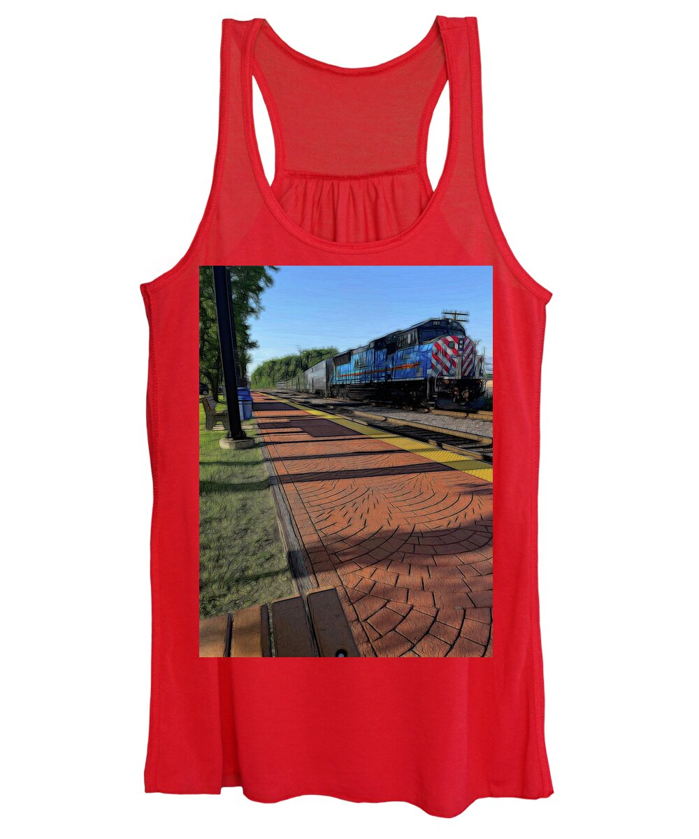 Local Train Fox Lake - Women's Tank Top