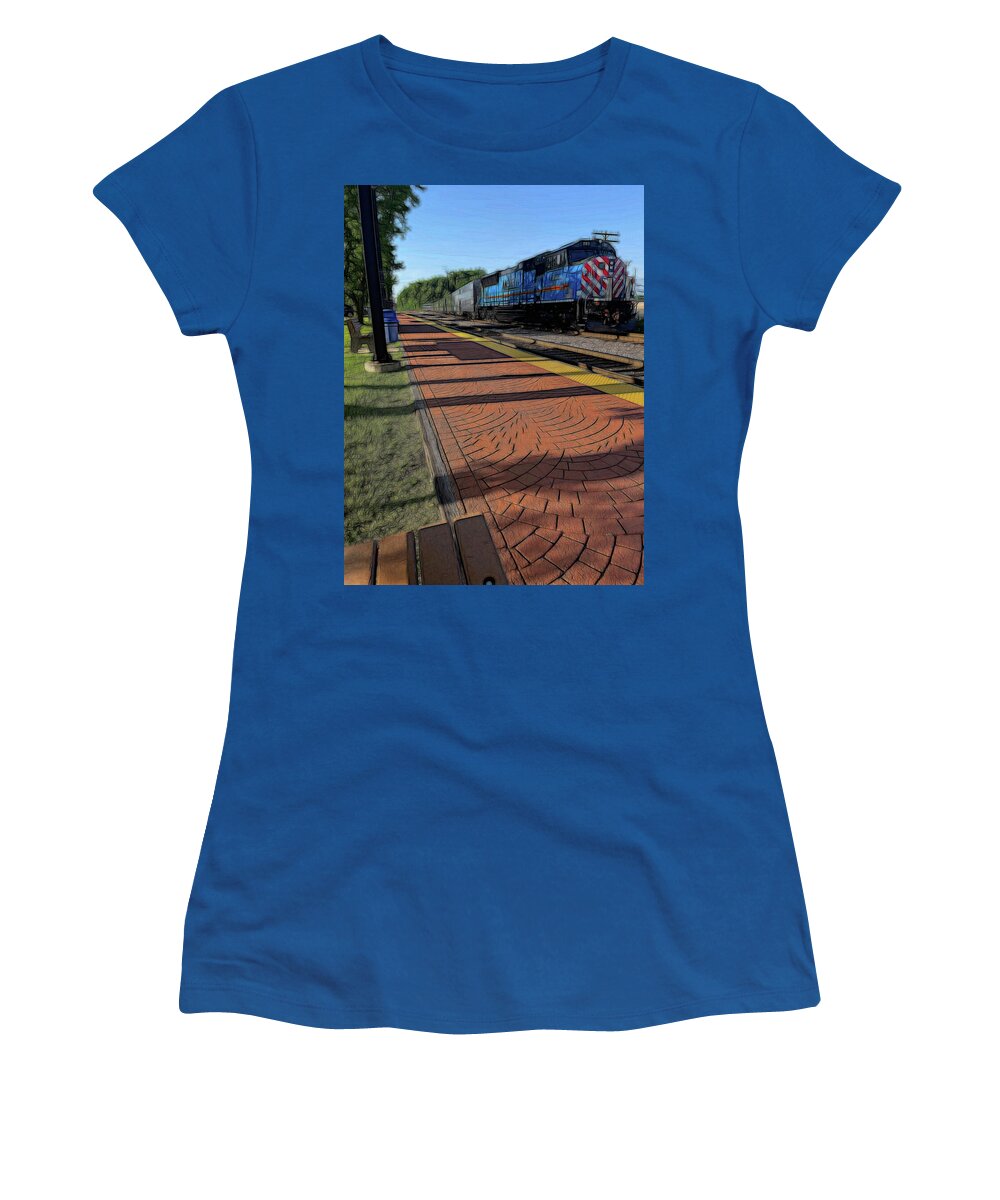 Local Train Fox Lake - Women's T-Shirt