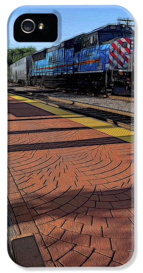 Local Train Fox Lake - Phone Case