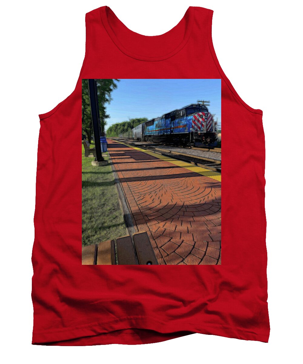 Local Train Fox Lake - Tank Top