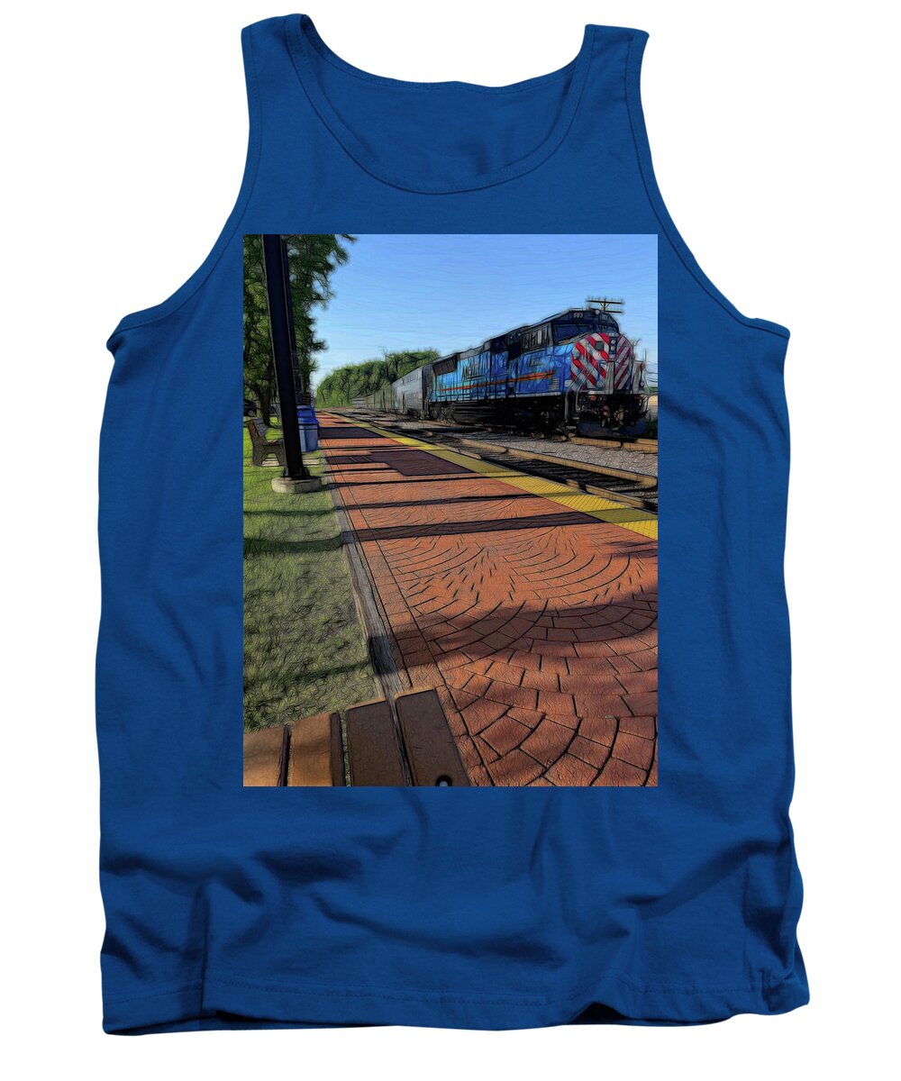 Local Train Fox Lake - Tank Top