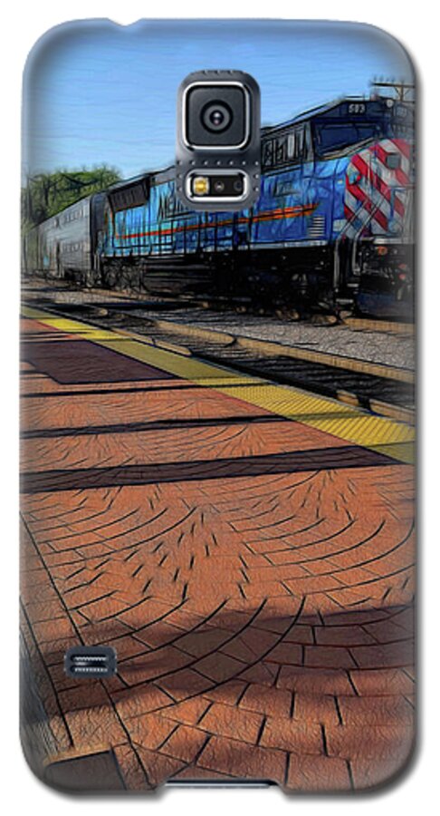 Local Train Fox Lake - Phone Case