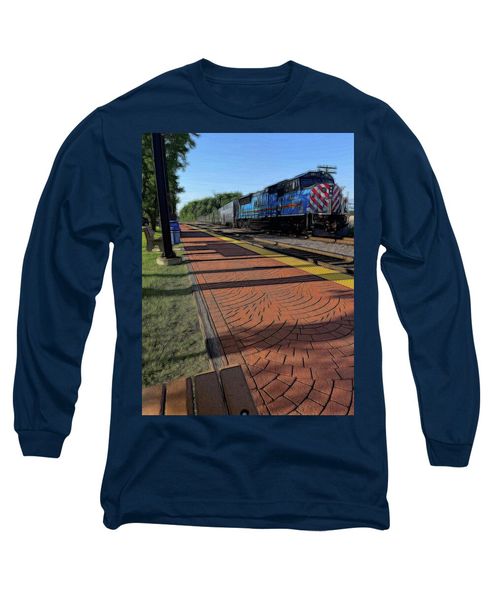 Local Train Fox Lake - Long Sleeve T-Shirt