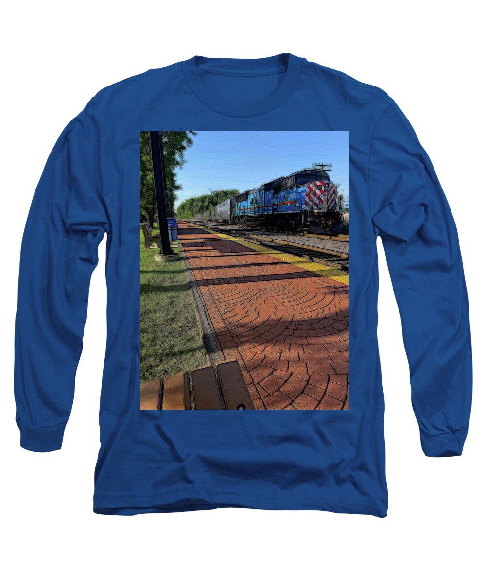 Local Train Fox Lake - Long Sleeve T-Shirt