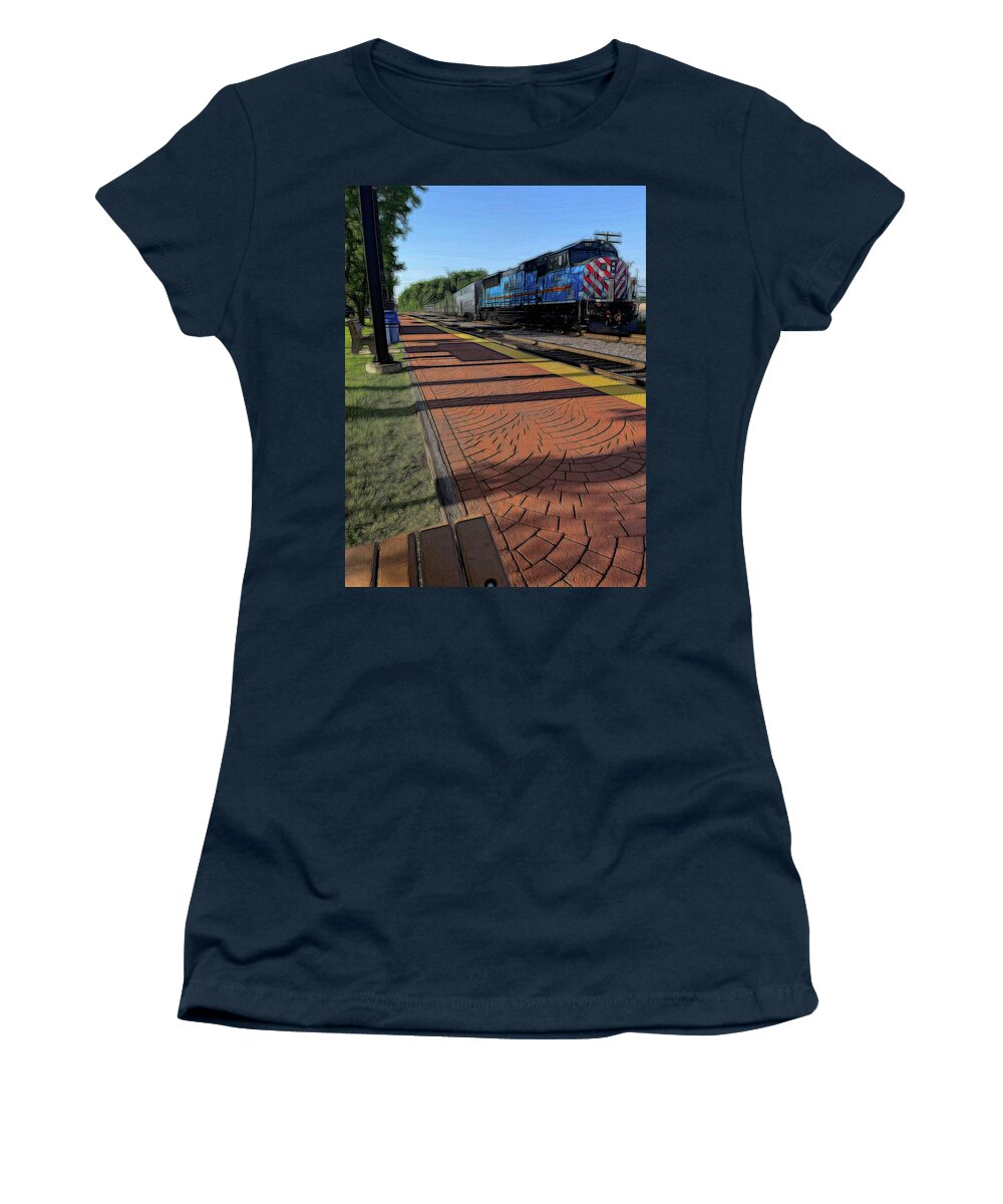 Local Train Fox Lake - Women's T-Shirt