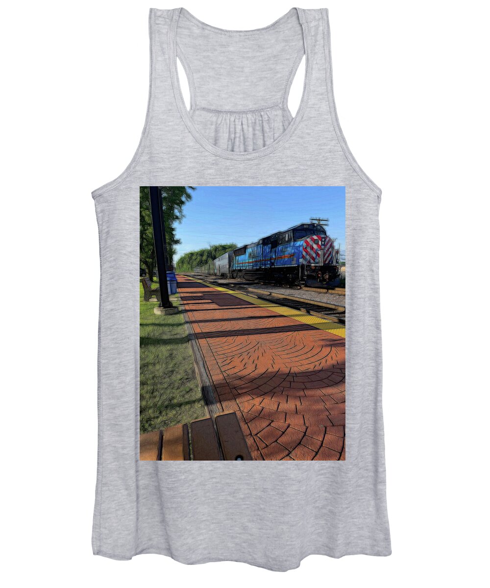 Local Train Fox Lake - Women's Tank Top