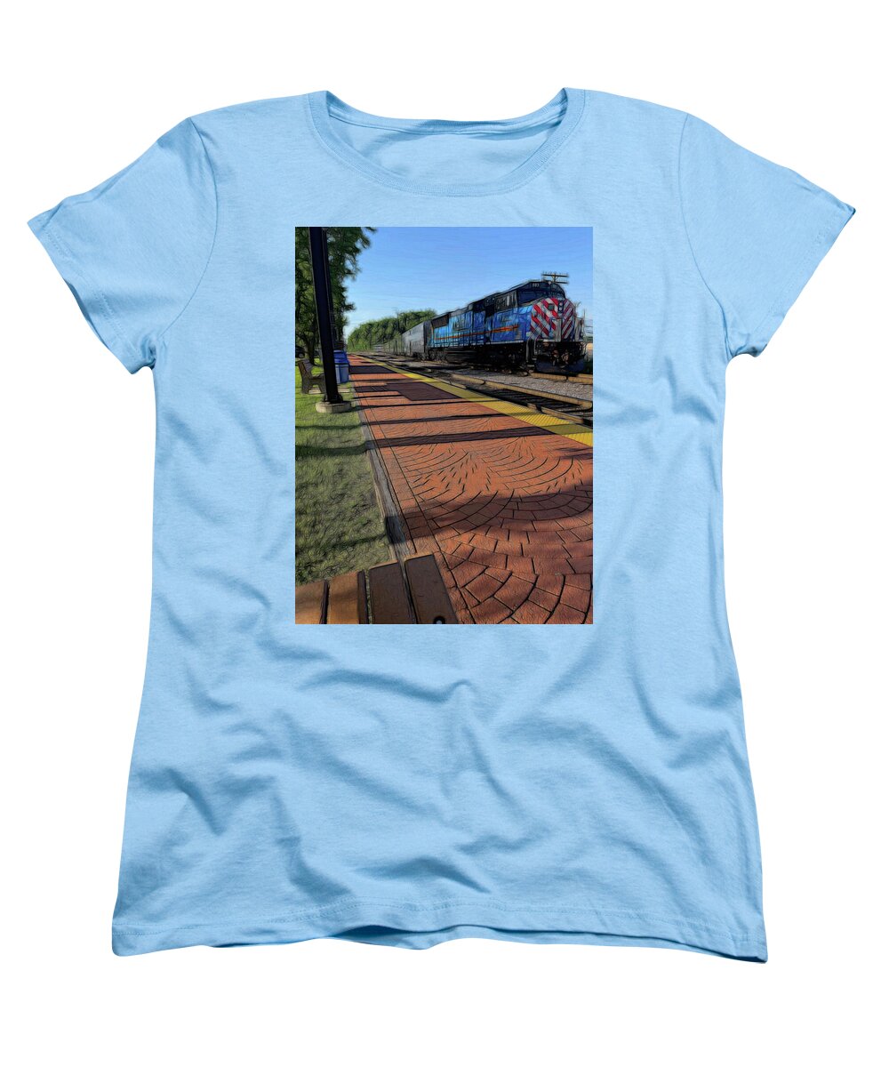 Local Train Fox Lake - Women's T-Shirt (Standard Fit)