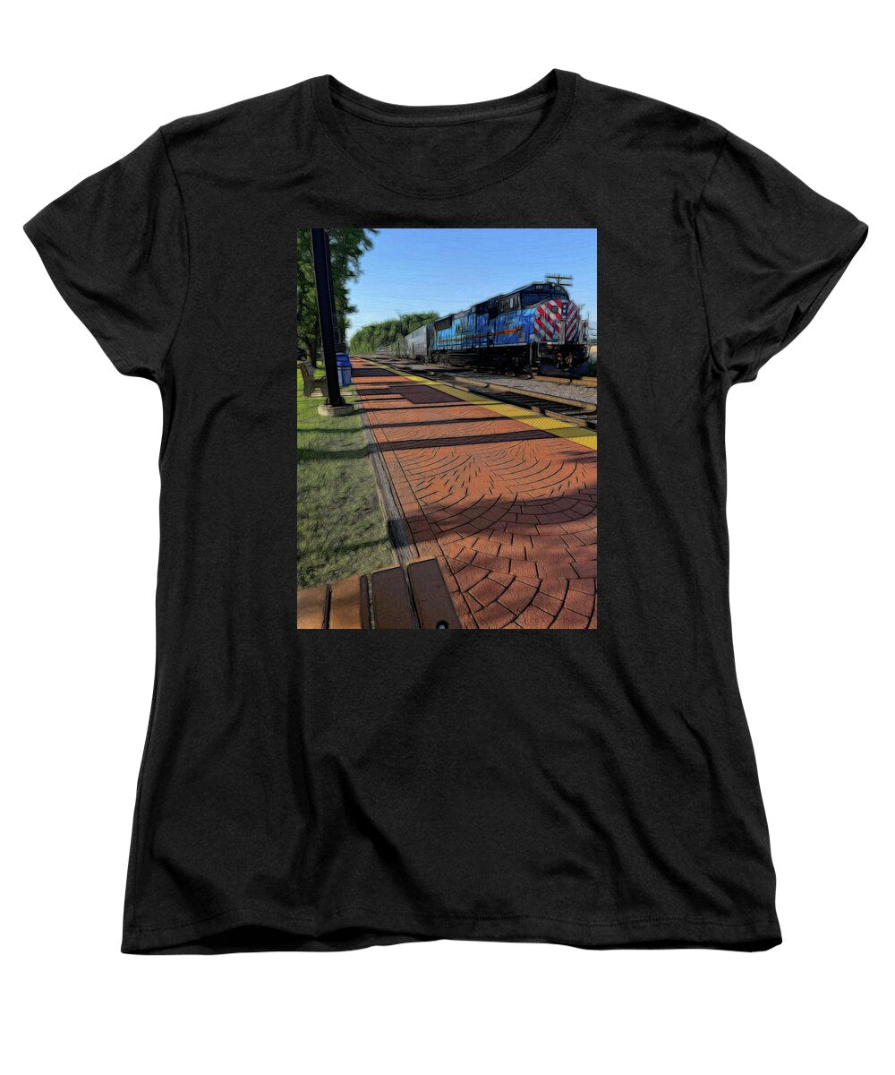 Local Train Fox Lake - Women's T-Shirt (Standard Fit)