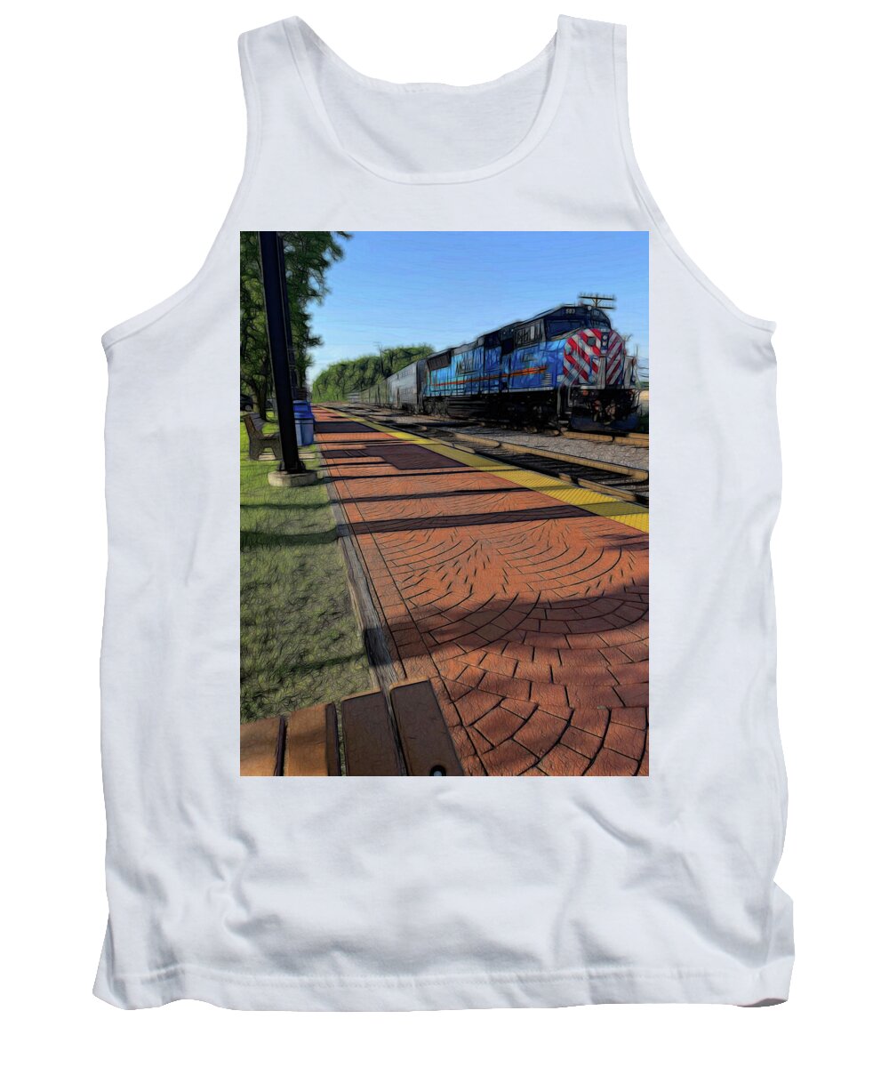 Local Train Fox Lake - Tank Top