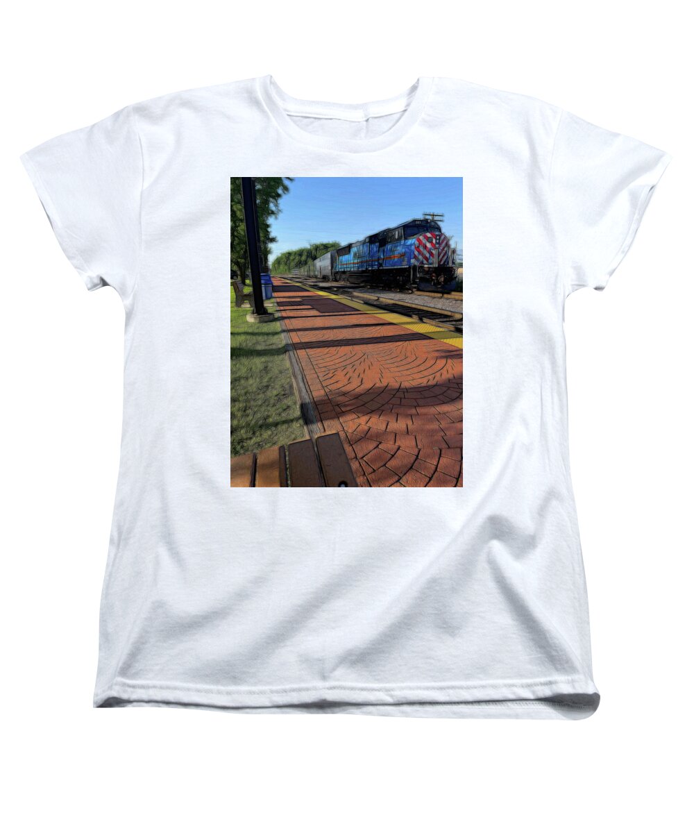 Local Train Fox Lake - Women's T-Shirt (Standard Fit)