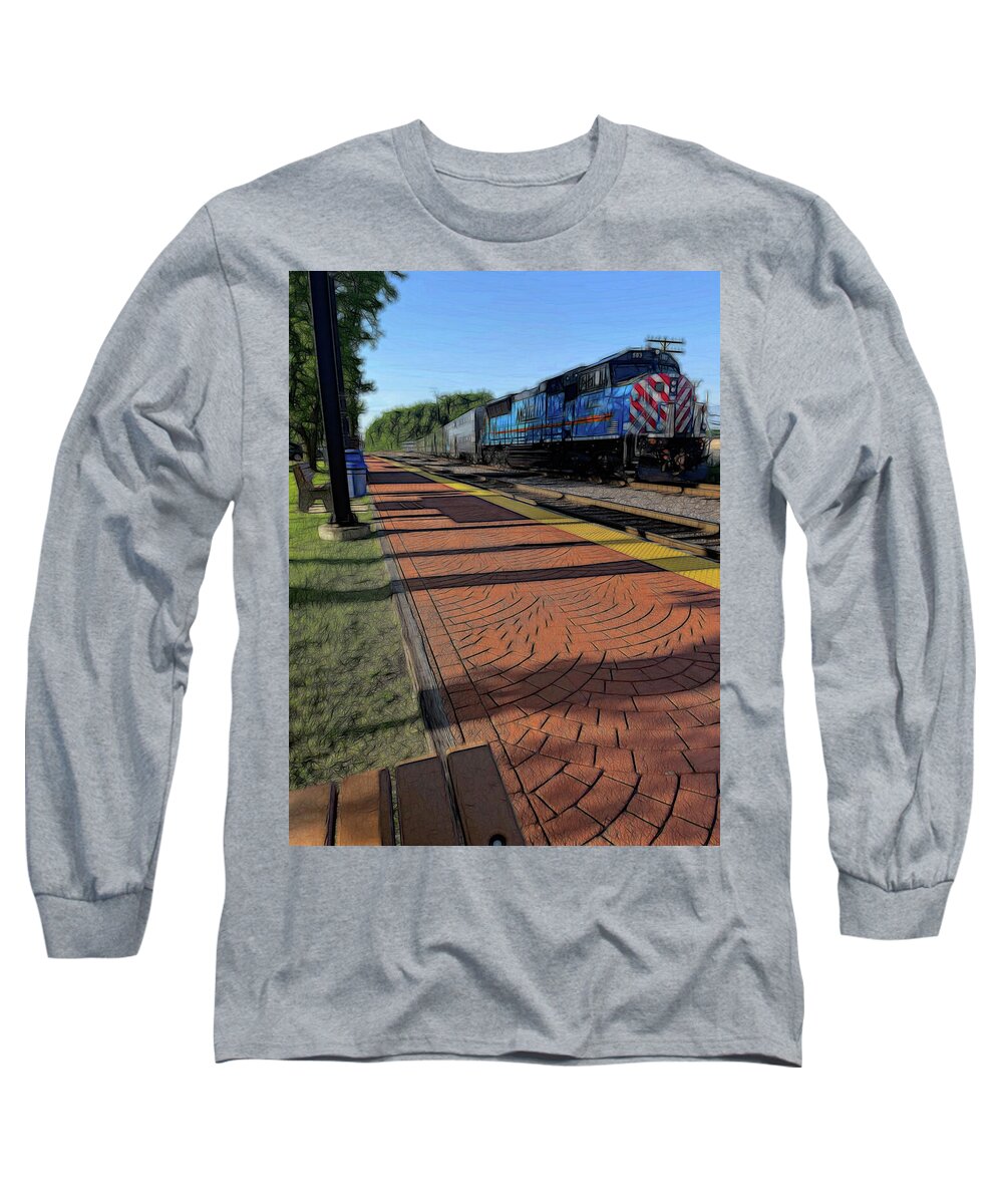 Local Train Fox Lake - Long Sleeve T-Shirt