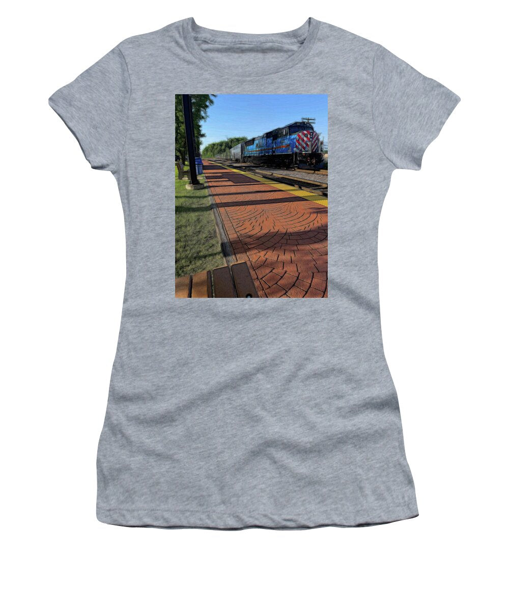 Local Train Fox Lake - Women's T-Shirt