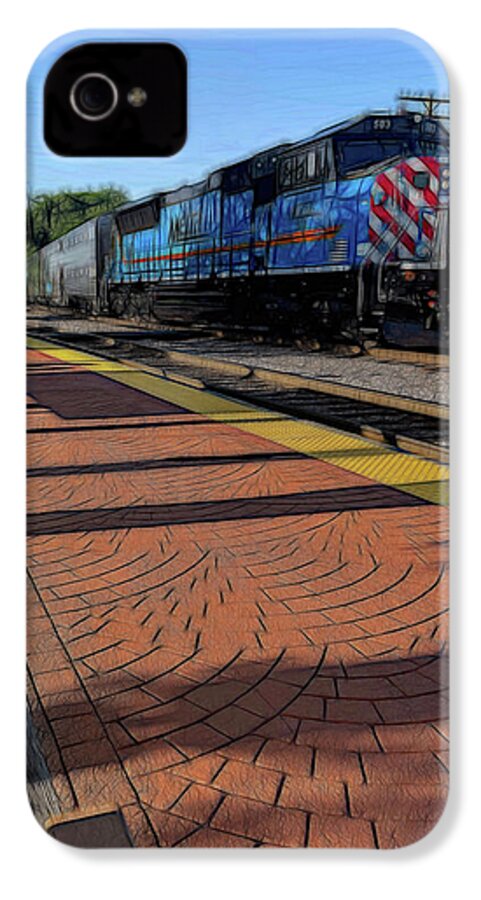 Local Train Fox Lake - Phone Case