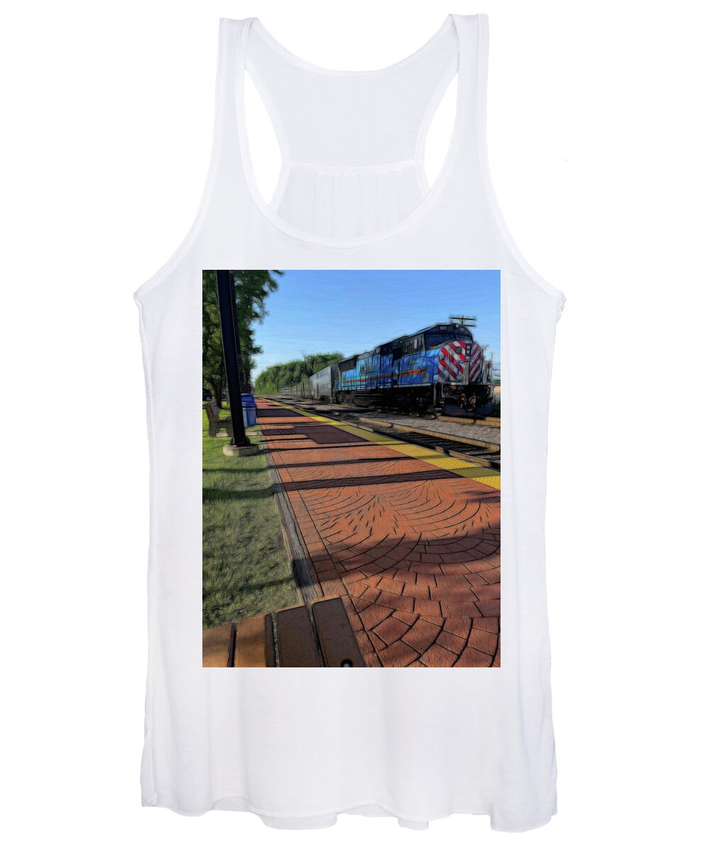 Local Train Fox Lake - Women's Tank Top