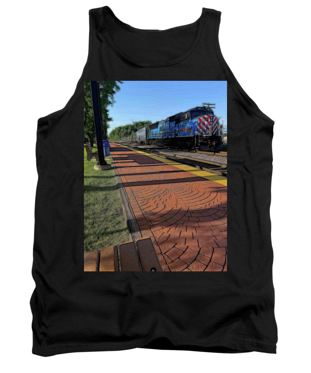 Local Train Fox Lake - Tank Top