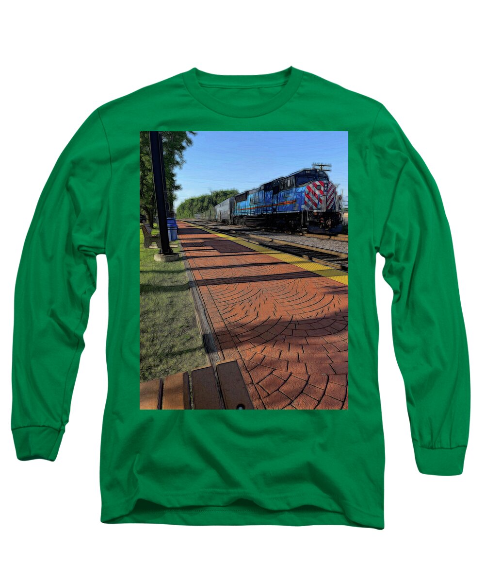 Local Train Fox Lake - Long Sleeve T-Shirt