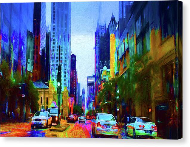 Michigan Ave - Canvas Print