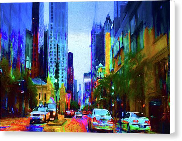 Michigan Ave - Canvas Print