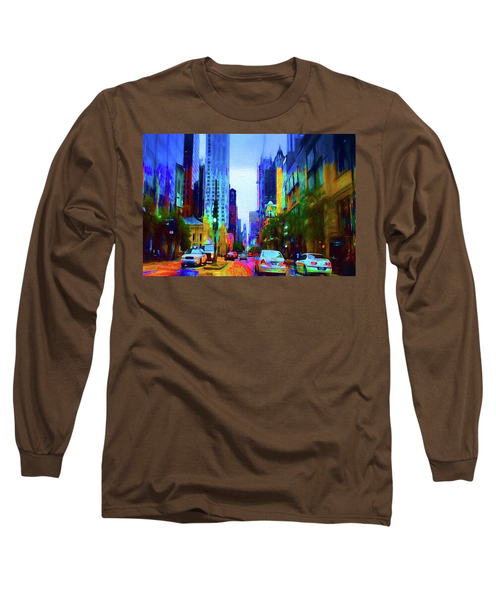 Michigan Ave - Long Sleeve T-Shirt