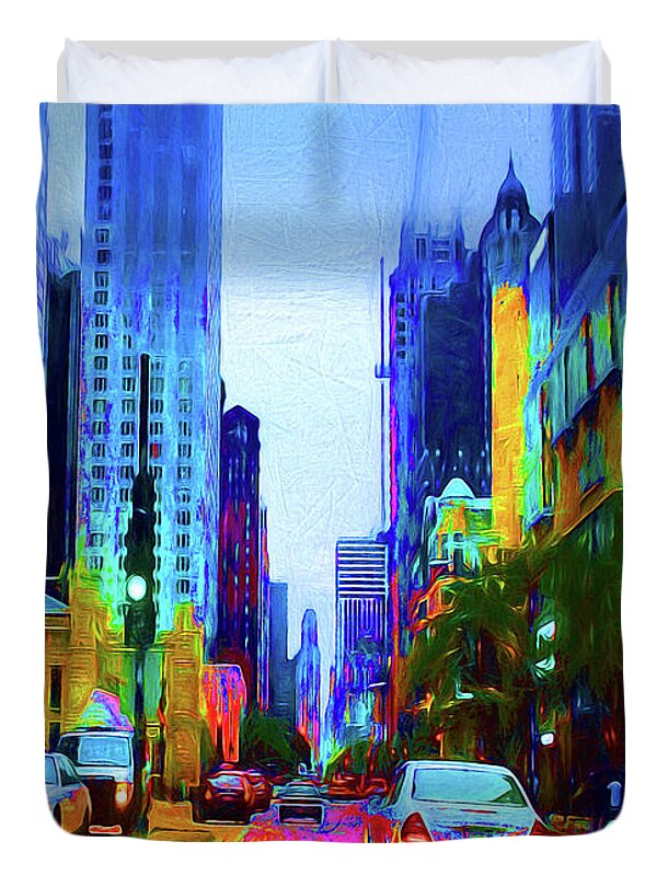 Michigan Ave - Duvet Cover