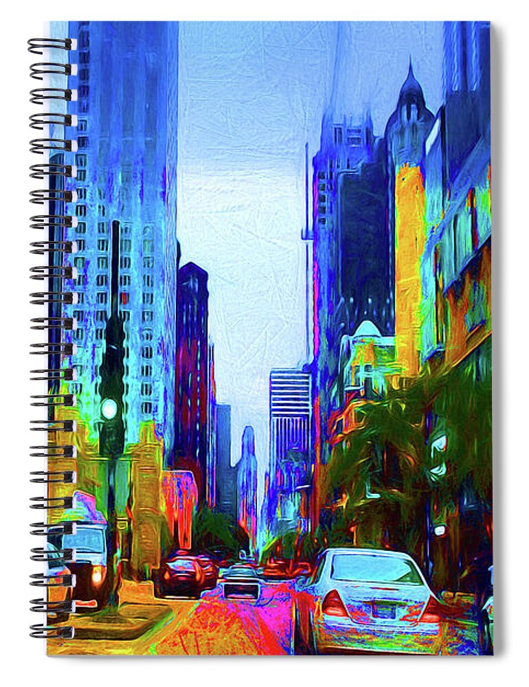 Michigan Ave - Spiral Notebook