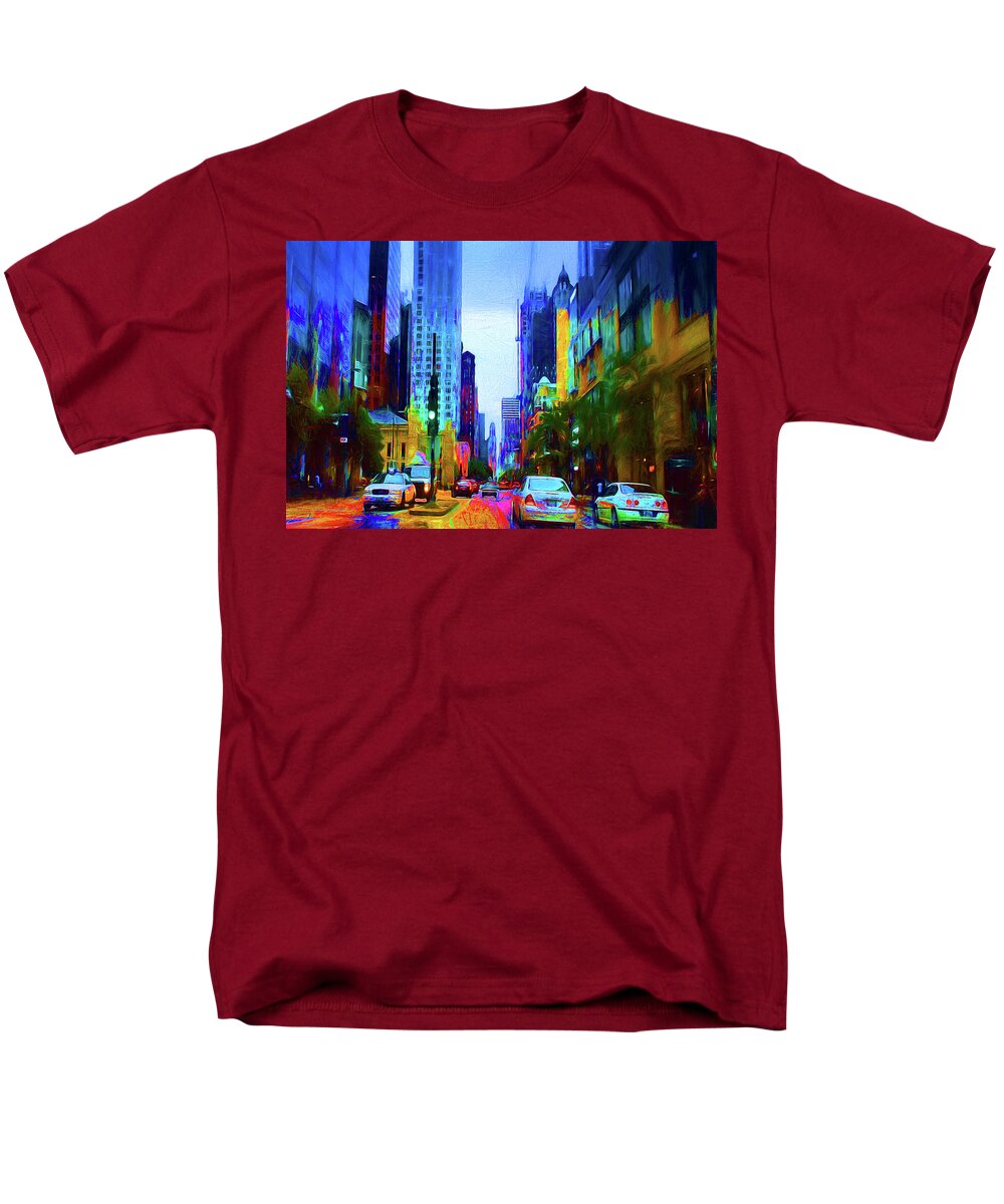 Michigan Ave - Men's T-Shirt  (Regular Fit)