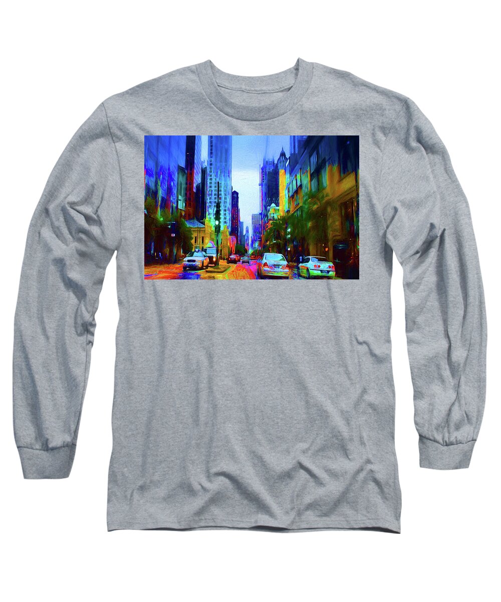 Michigan Ave - Long Sleeve T-Shirt