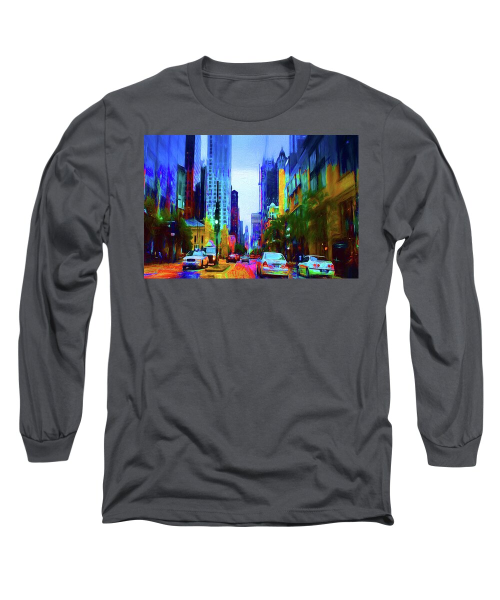 Michigan Ave - Long Sleeve T-Shirt