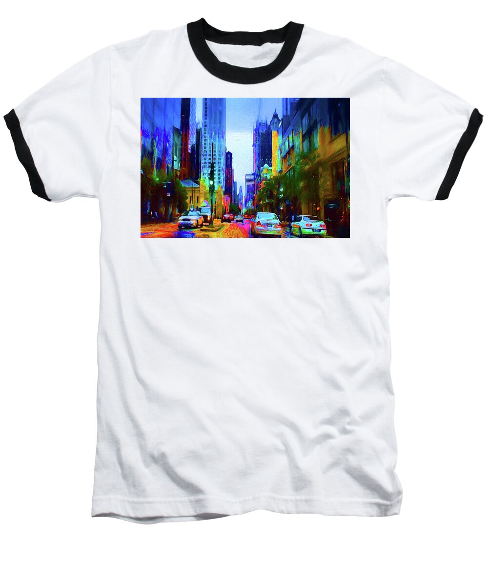 Michigan Ave - Baseball T-Shirt