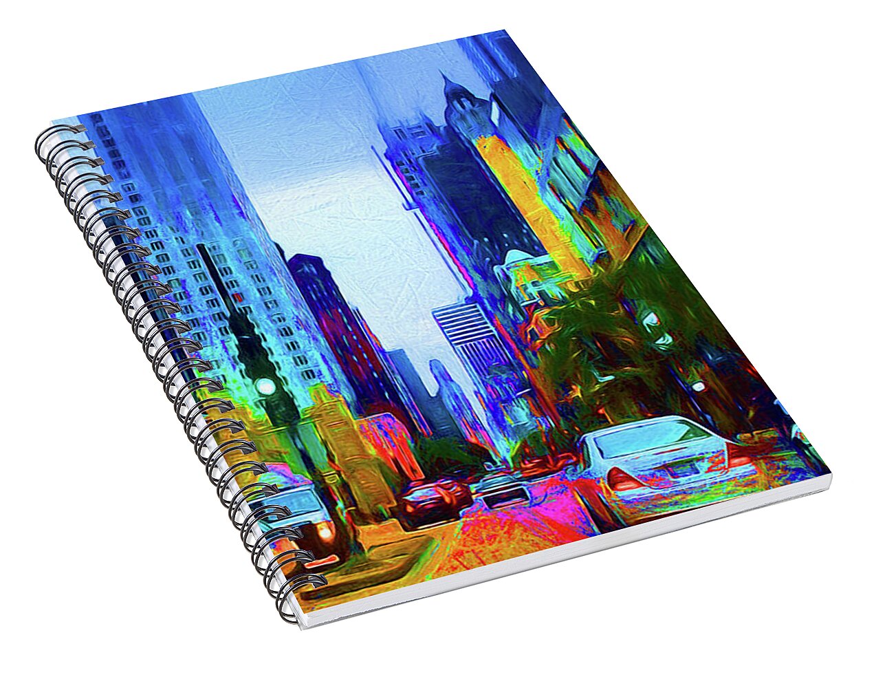 Michigan Ave - Spiral Notebook