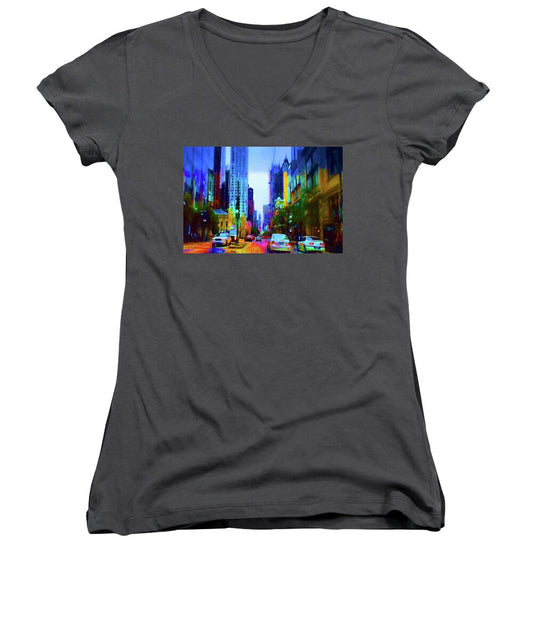 Michigan Ave - Women's V-Neck