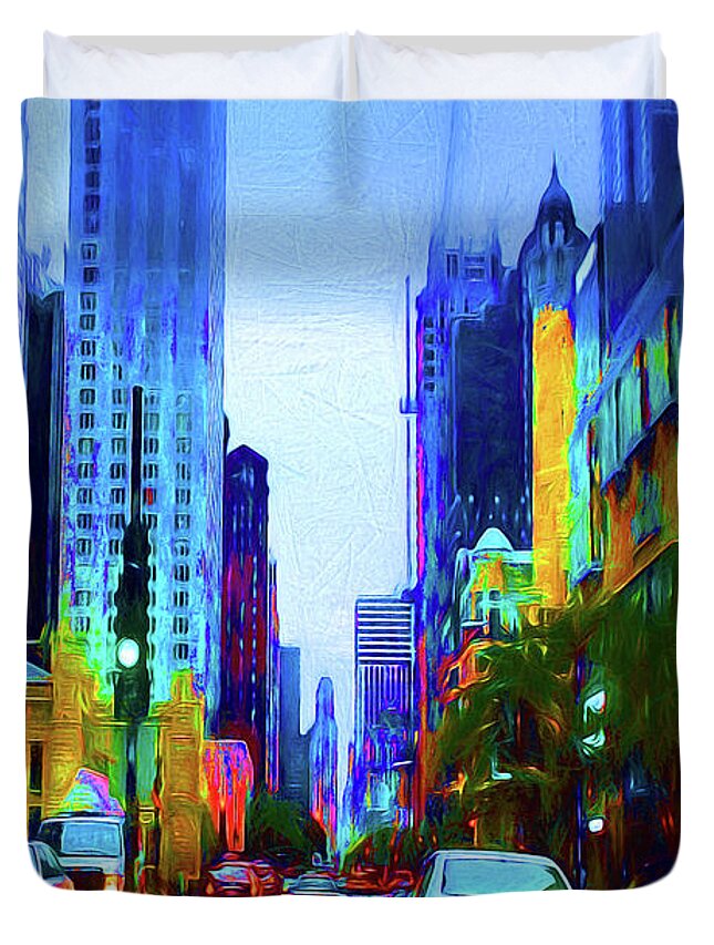 Michigan Ave - Duvet Cover