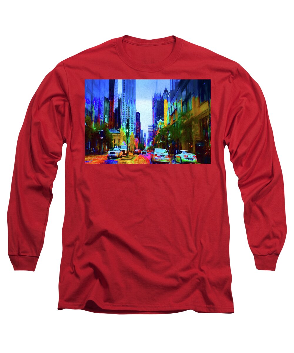 Michigan Ave - Long Sleeve T-Shirt