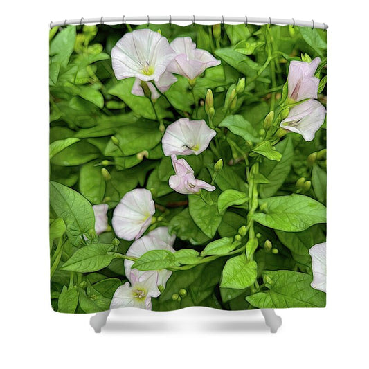 Morning Glories - Shower Curtain