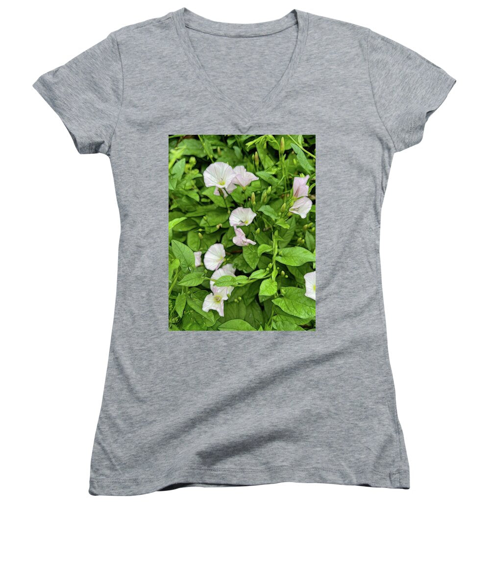 Morning Glories - Women's V-Neck