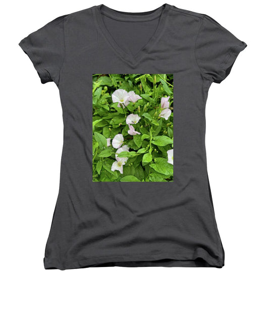 Morning Glories - Women's V-Neck