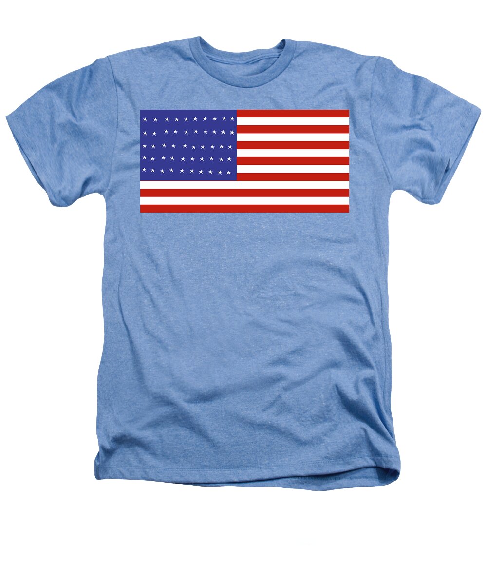 American Flag - Heathers T-Shirt