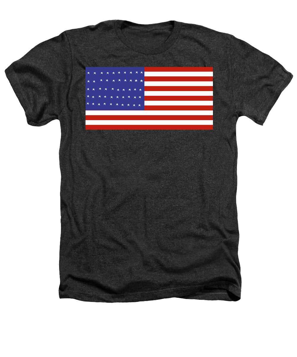 American Flag - Heathers T-Shirt