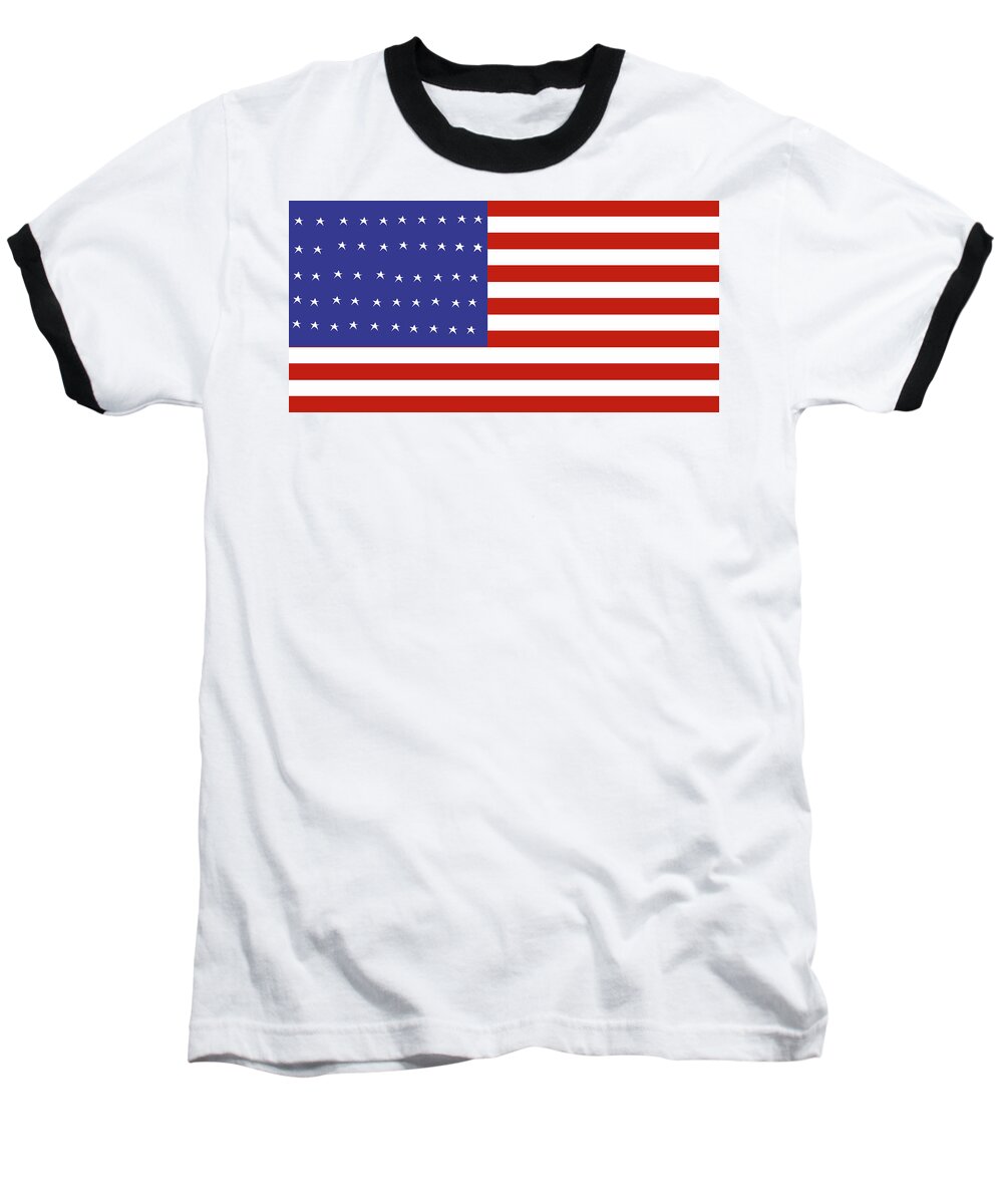 American Flag - Baseball T-Shirt