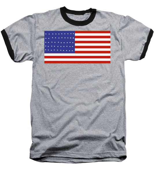 American Flag - Baseball T-Shirt