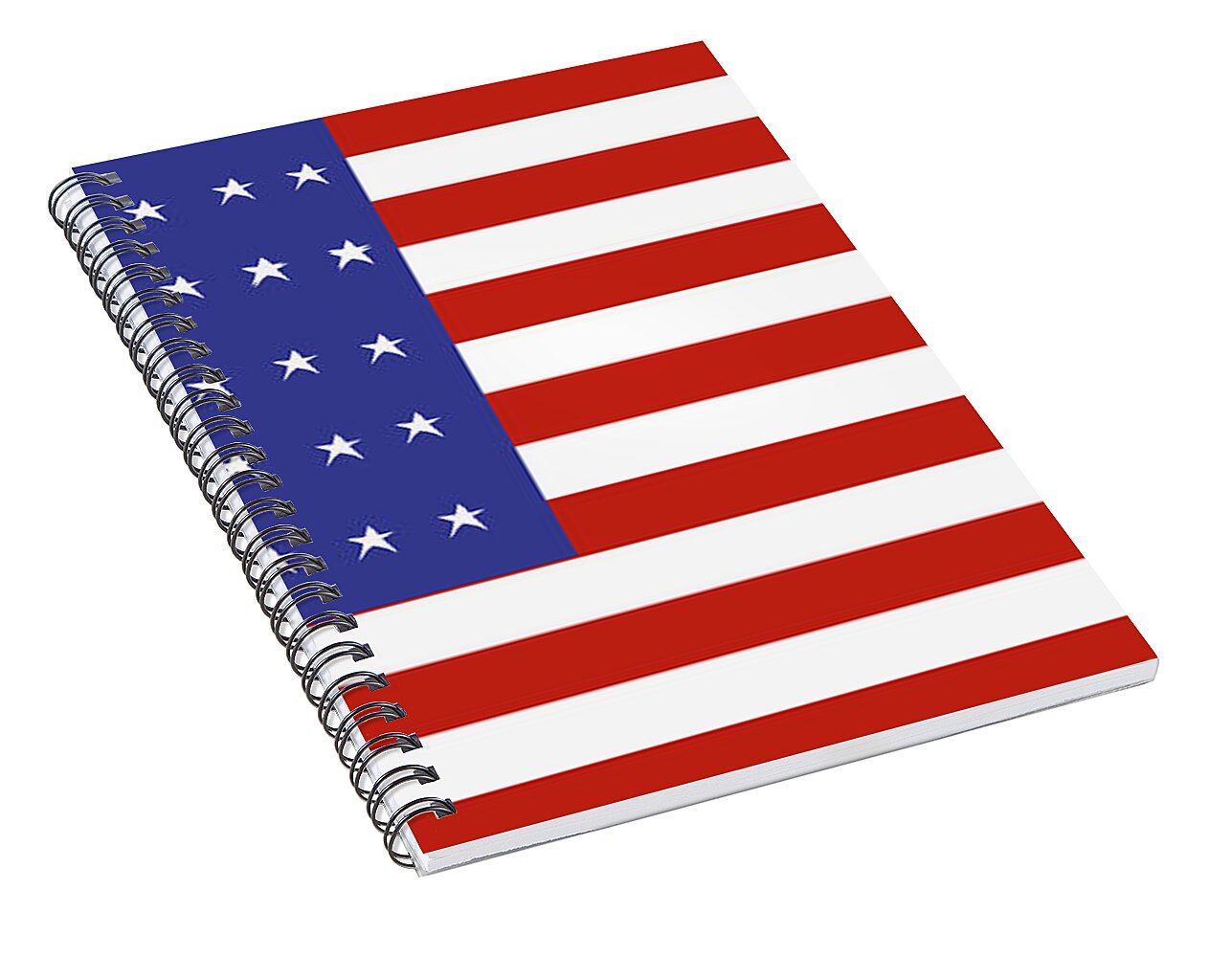 American Flag - Spiral Notebook