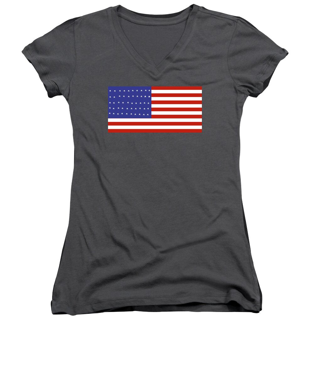 American Flag - Women's V-Neck