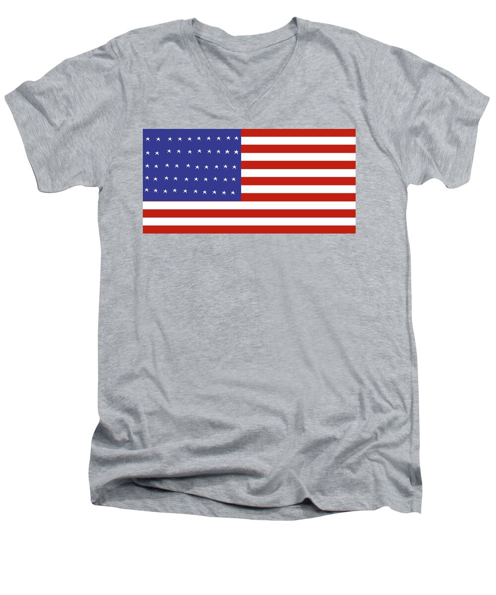 American Flag - Men's V-Neck T-Shirt