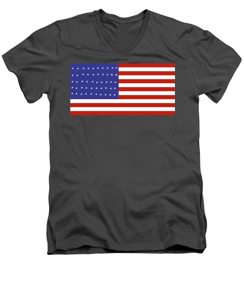 American Flag - Men's V-Neck T-Shirt