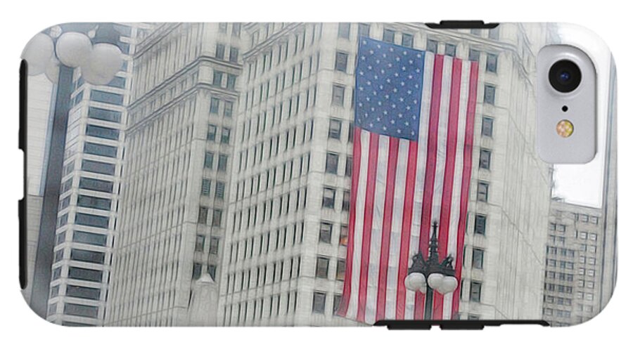 Patriotic Chicago - Phone Case